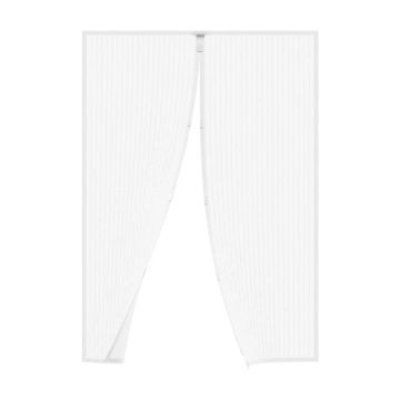 Zanzariera universale tenda magnetica a calamita per porta finestra 100x220 cm, colore bianco Your Self Bianco